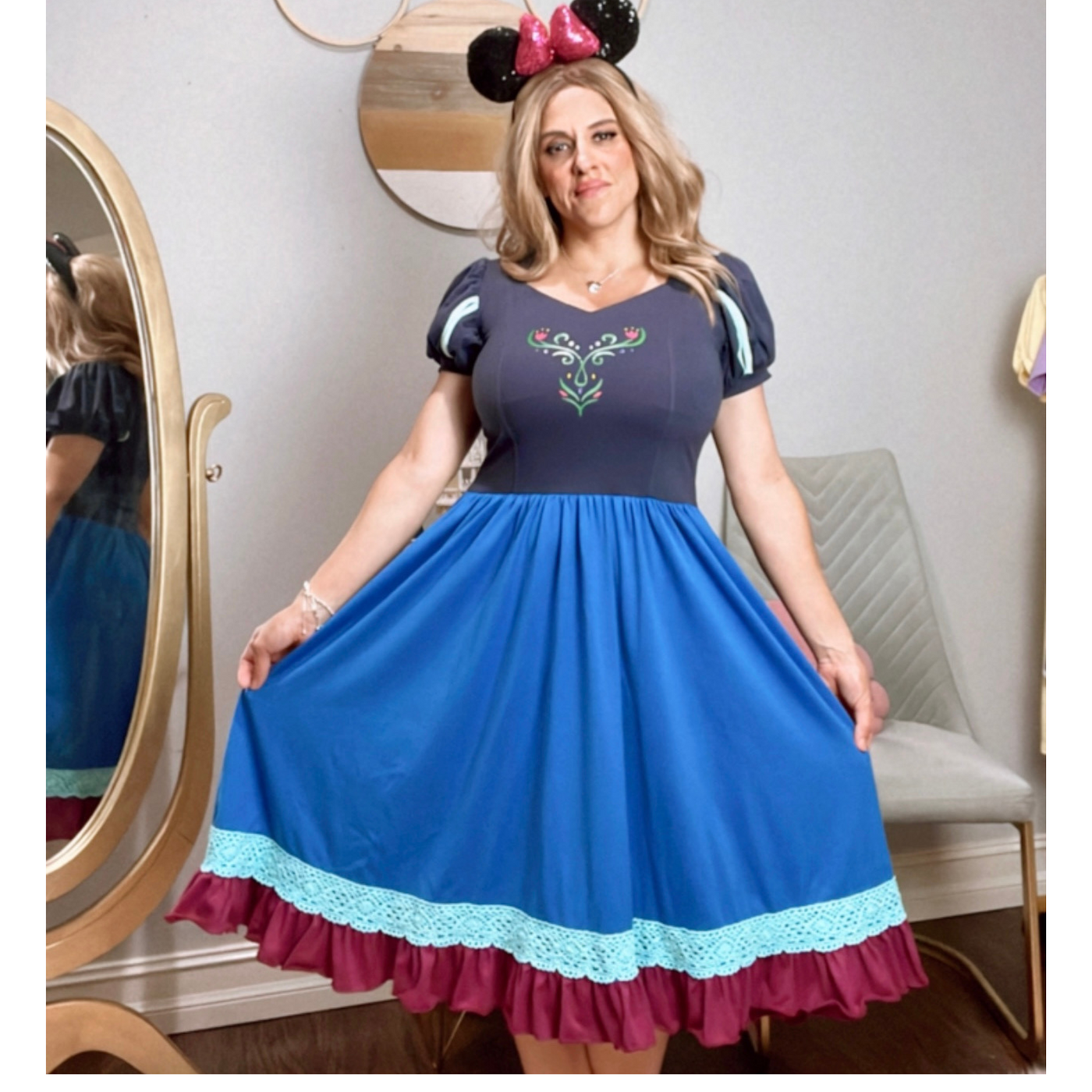 Ice queen sister adult dress