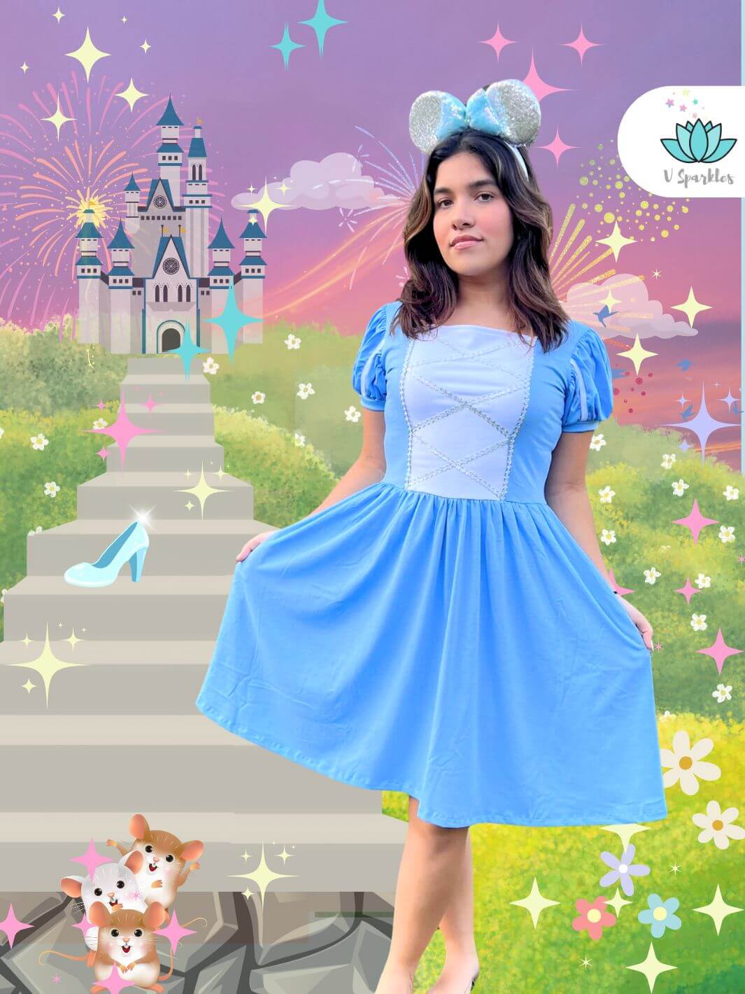 Glass Slipper Princess Dress for Women
