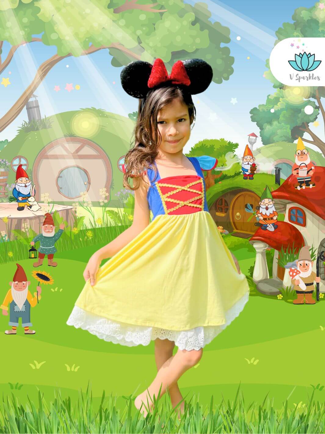 Fairest Princess Dress for Kids and Toddlers