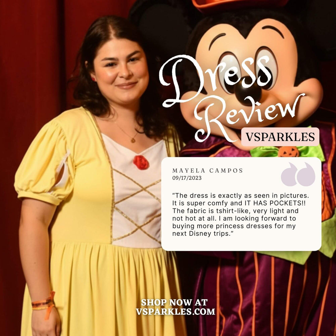 Belle Disney Bound Dress for Adult