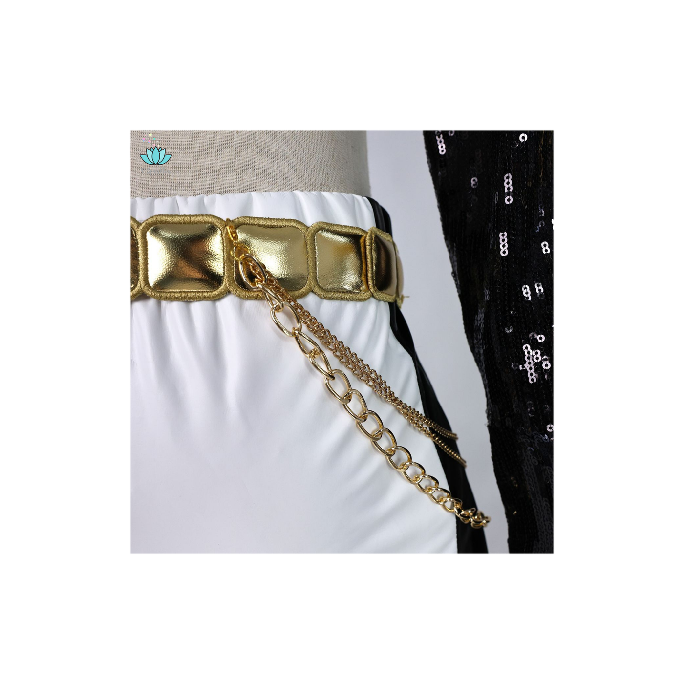 Rumi Golden Black Costume for Kids Shiny KPop Demon Hunters Inspired Cosplay for Girls