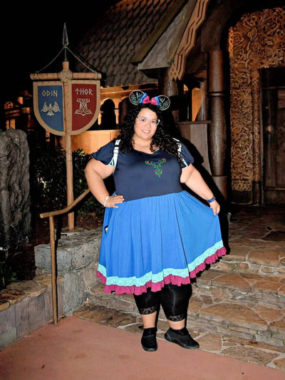 Anna Frozen Dress to Impress: Dress to impress in this fashionable Frozen-themed outfit, ideal for Disneybound adventures or as a unique gift for Frozen fans.