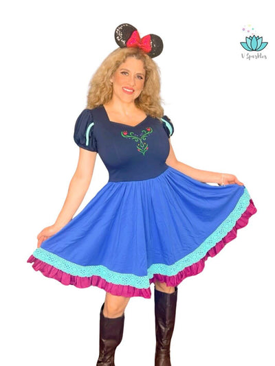 Anna Frozen Disneybounding Outfit: A stylish and comfortable Disneybounding outfit inspired by Anna from Frozen, perfect for casual days or themed events.
