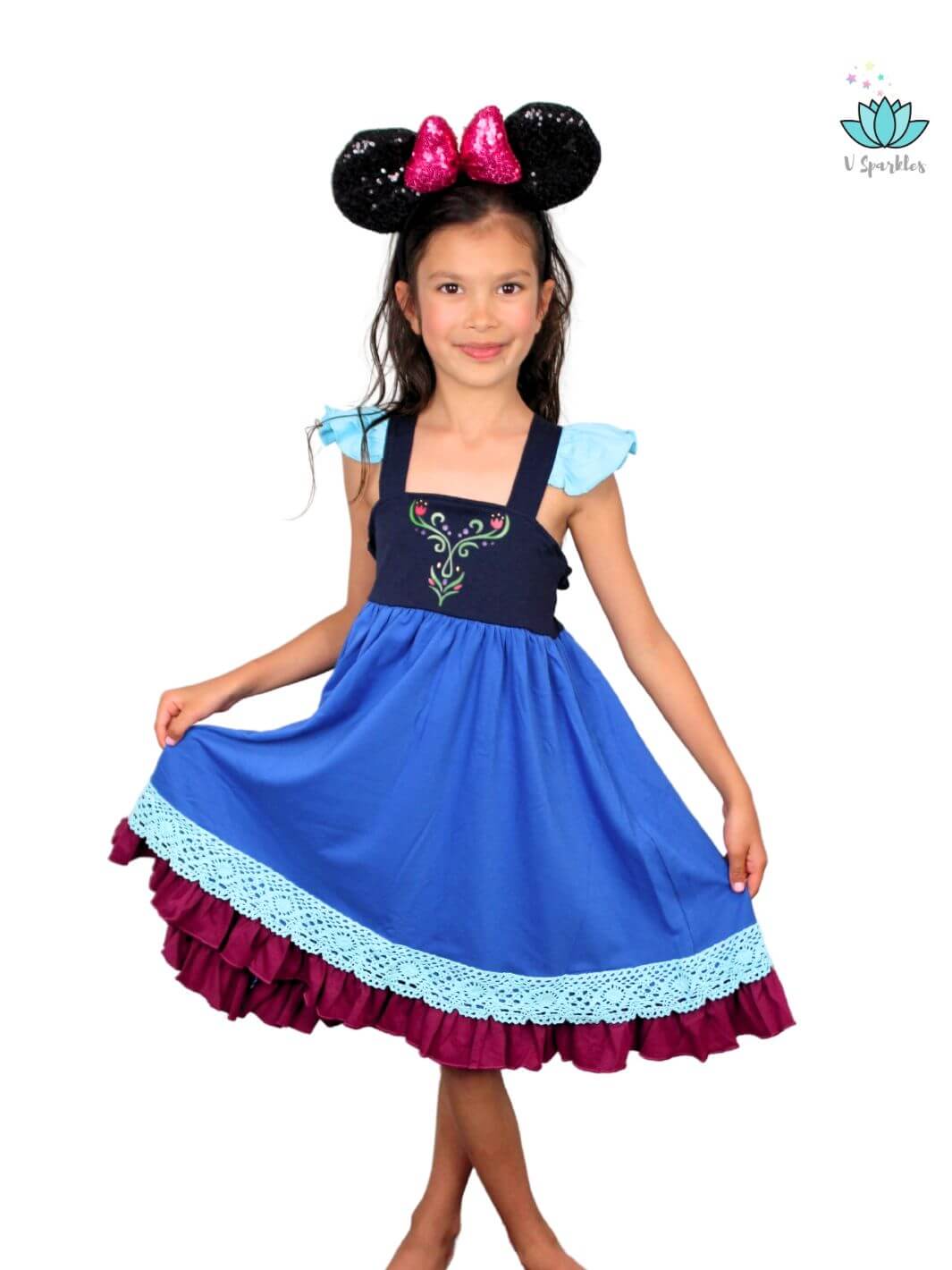 Ice Queen Sister twirl dress