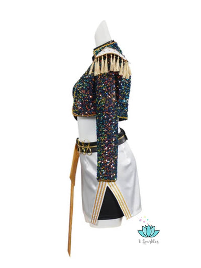 Mira Black Cosplay Outfit KPop Demon Hunter inspired Costume for Kids