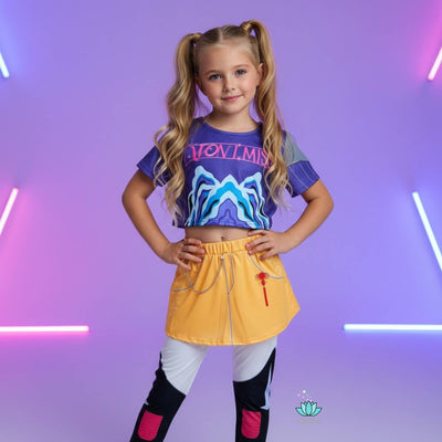 Kpop Demon Hunters Inspired Costume Mira Zoey Rumi Costume