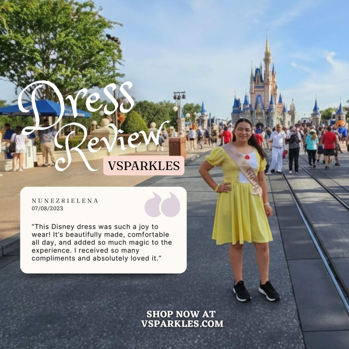 Belle Disney Bound Dress for Adult
