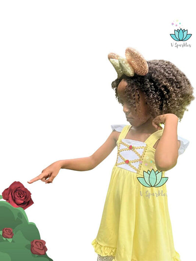 Gift for Disney Fans – Belle Dress for Girls: An ideal gift for Disney fans, this Belle dress captures the elegance and grace of the beloved Beauty and the Beast character.