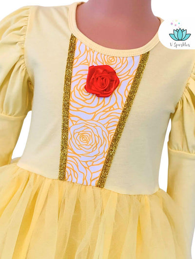 Belle Play Pretend Dress for Kids: Ideal for dress-up games and play pretend, this Belle-inspired dress allows little ones to step into the shoes of their favorite princess.