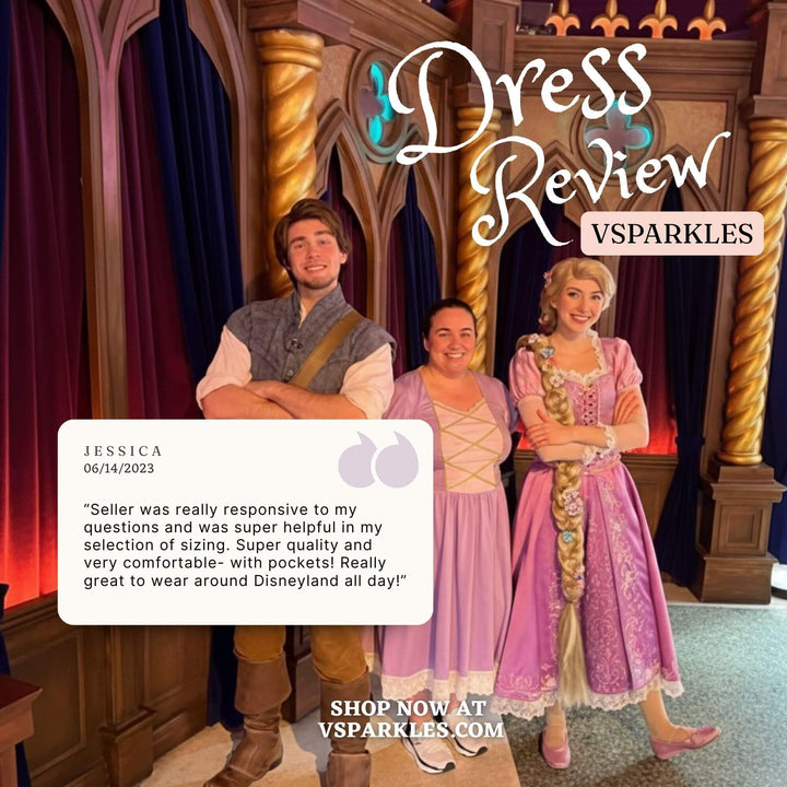 Long Haired Princess Dress Women