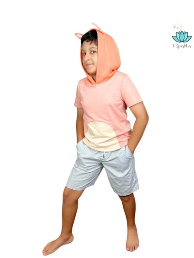 Bingo Shirt and Bluey Dress for Play Pretend and Fashion Fun: This mom and son duo wear Bluey and Bingo inspired costumes. The adult Bluey dress adds a fashionable twist to Disneybounding, ideal for a Halloween costume or self treat, while the kid’s Bingo shirt is perfect for dress up games and play pretend.
