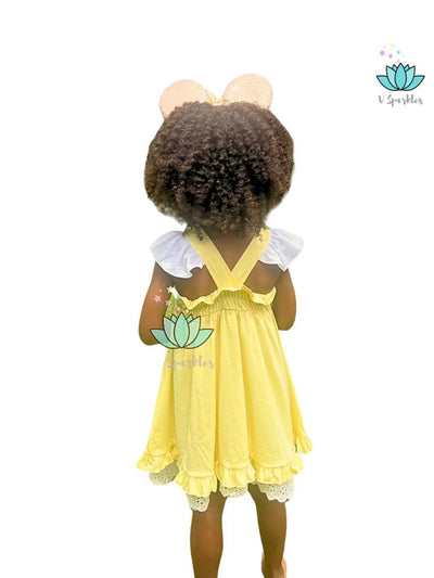 Belle Birthday Dress for Kids: A stunning Belle-themed birthday dress, perfect for making any little girl feel like a princess on her special day.