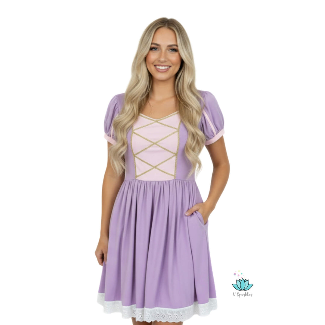 Long Haired Princess Dress Women