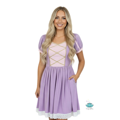 Long Haired Princess Dress Women