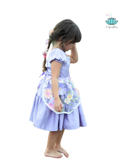 Enchanted Tower Princess Dress Set for Girls – Matching Mother and Daughter Outfit – Create a magical matching mother and daughter Disneybounding look with this Rapunzel-inspired dress set for kids. Perfect for Halloween costumes or special occasions.