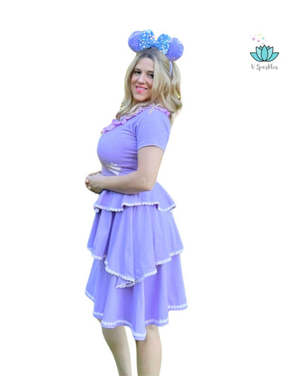 Floral Magic Isabela Disneybound Dress: Channel Isabela’s magical powers with this floral-inspired Disneybound dress, designed for adults who love Encanto.