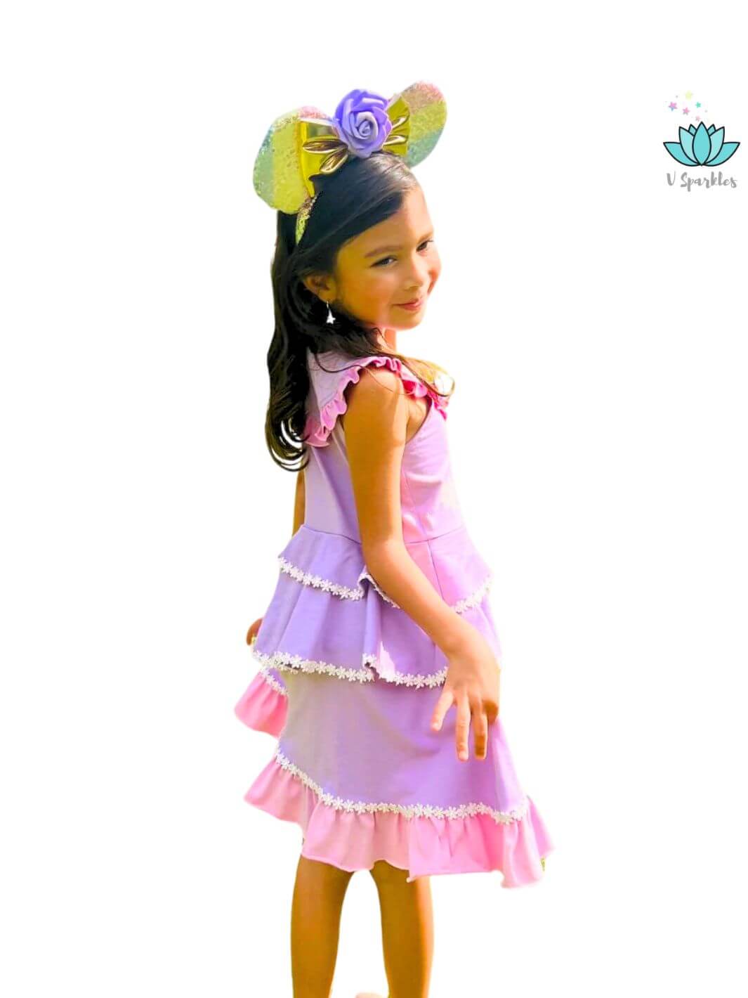 Dress to Impress in Isabela-Inspired Outfit: This Isabela-inspired dress is designed for kids who love dress-up games, play pretend, and expressing their inner princess. Great for birthday celebrations, Halloween, or as a self-treat gift for fans of Encanto.