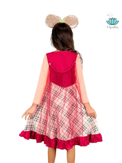 Witch-Inspired Play Pretend Dress: Let your child immerse in magical adventures with this Mary Sanderson-inspired dress, designed for Disneybounding and Halloween dress-up fun.