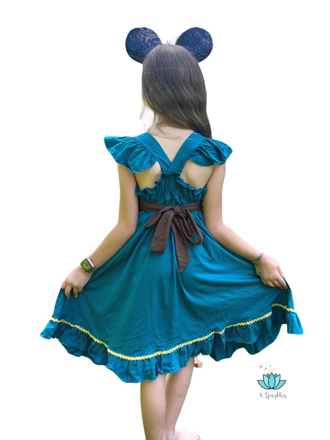Brave Princess Birthday Dress: Celebrate a magical birthday with this Merida-inspired dress, perfect for a little one who loves Brave.