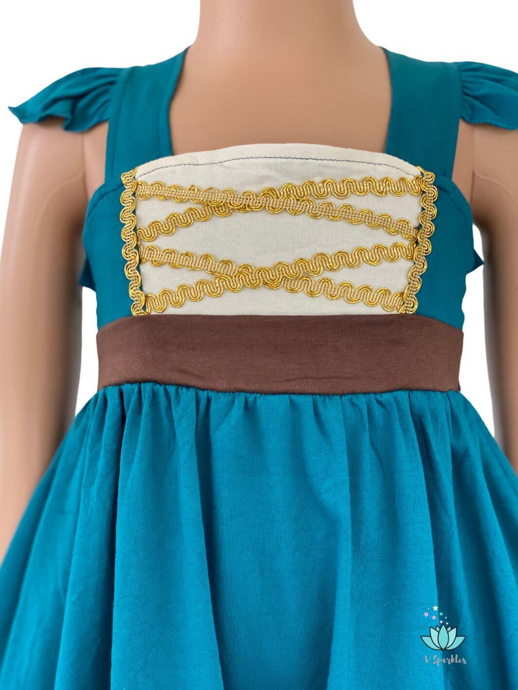 Gift for Girls - Merida Disneybound Dress: A thoughtful gift for any Brave fan, this Merida dress is perfect for Disneybounding and everyday adventures.