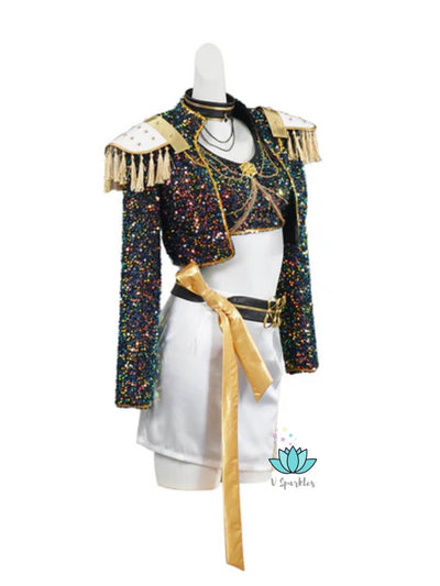 Mira Black Cosplay Outfit KPop Demon Hunter inspired Costume for Kids