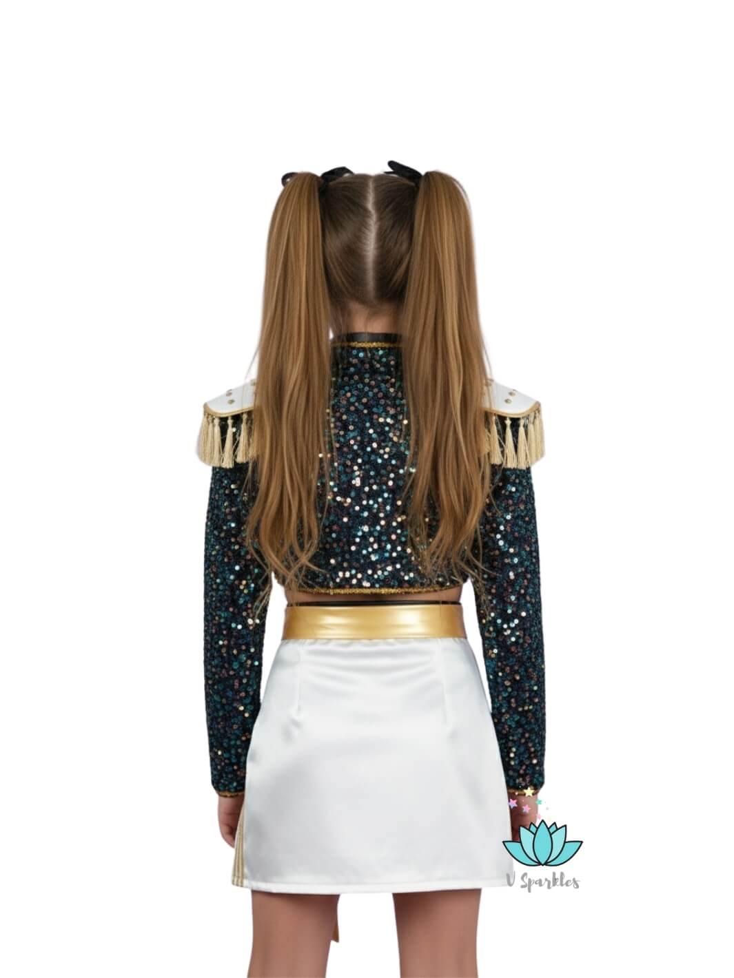 Mira Black Cosplay Outfit KPop Demon Hunter inspired Costume for Kids