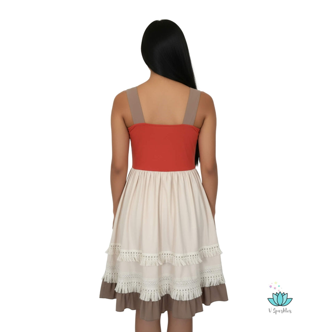 Polynesian Princess Dress Deluxe for Adult Women, Adult Princess Dress