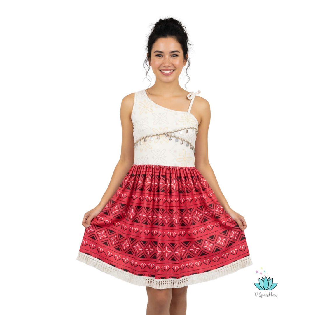 Polynesian Princess Dress Deluxe for Adult Women, Adult Princess Dress