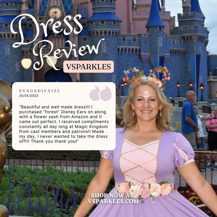 Long Haired Princess Dress Women