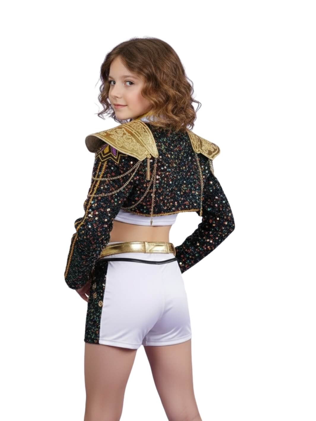 Rumi Black Cosplay Outfit Kpop Demon Hunters Inspired Costume for Kids