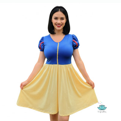 Fairest Princess Adult Dress with Plus Size Options
