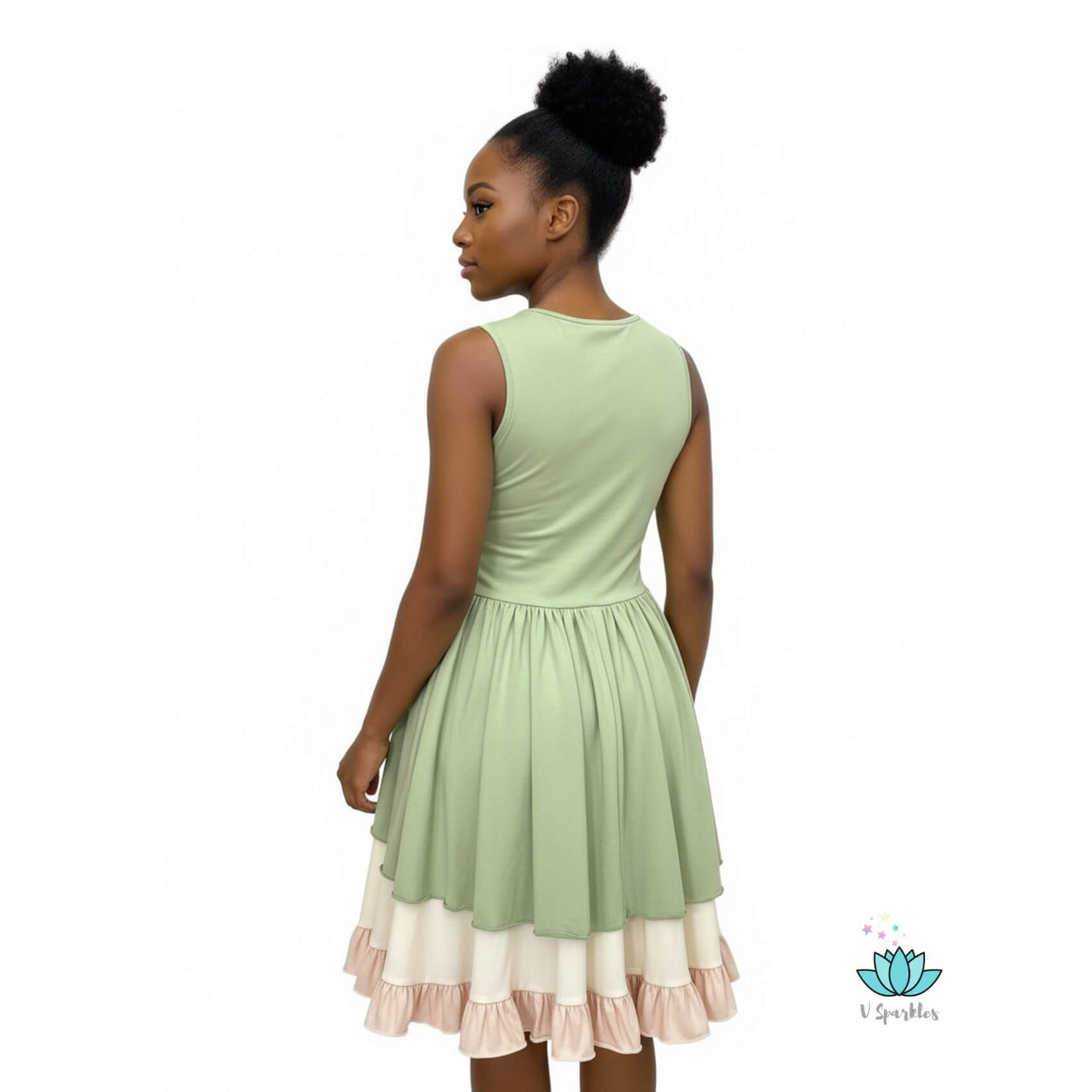 Lily Pad Princess and the Frog Princess Dress for Adults with Plus Size Option