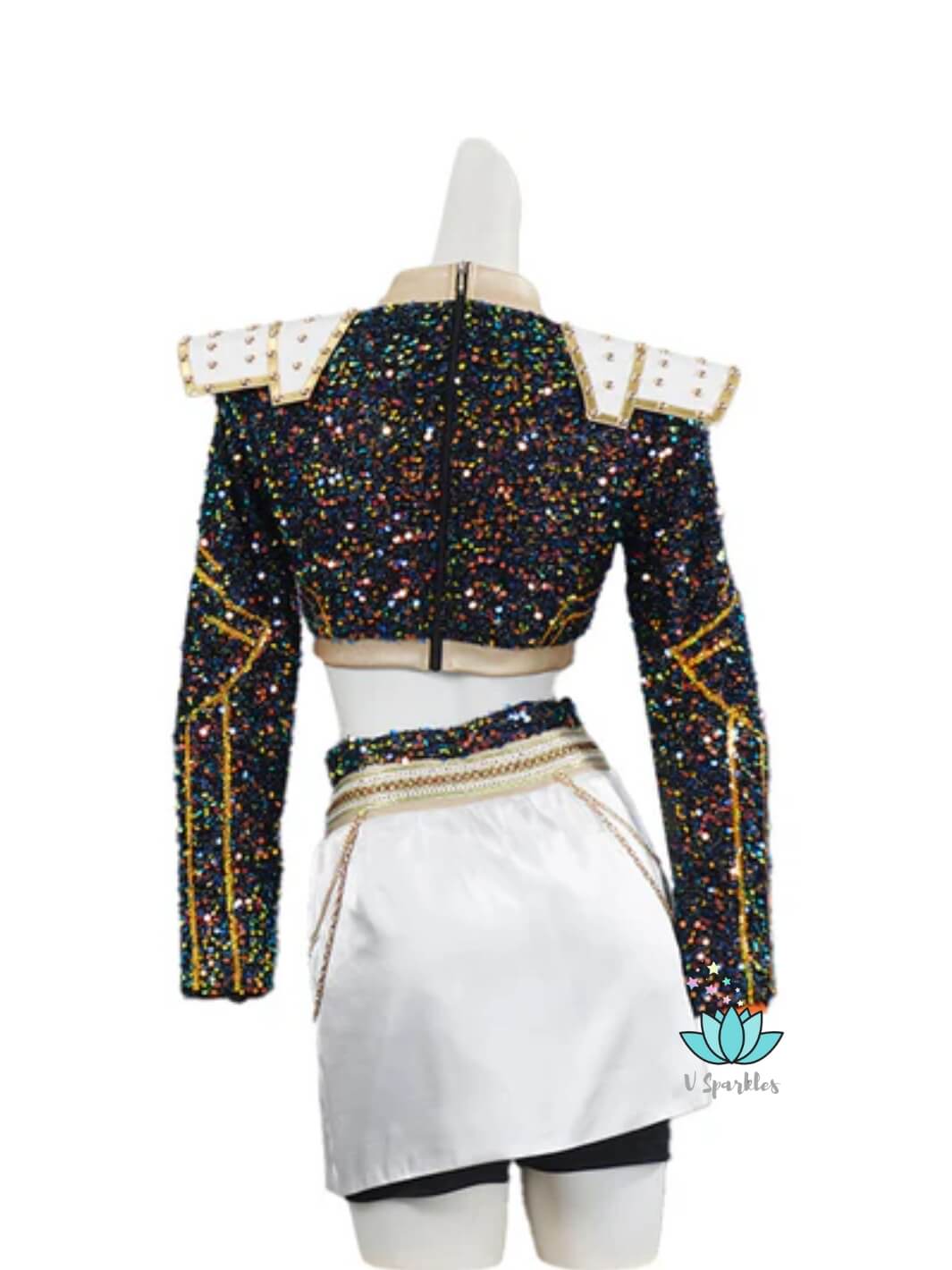 Zoey Black Cosplay Outfit KPop Demon Hunters Inspired Costume for Kids