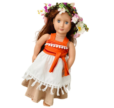 Pacific Island doll dress