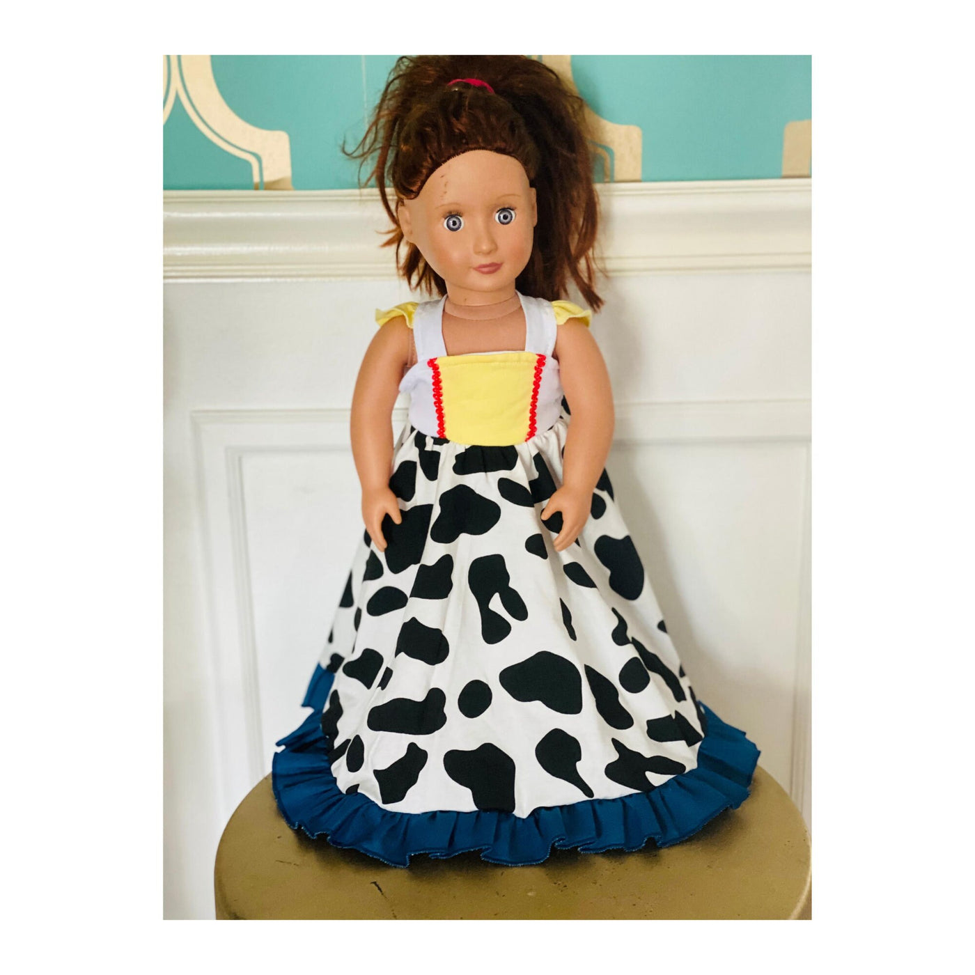 Cow Girl Doll Dress