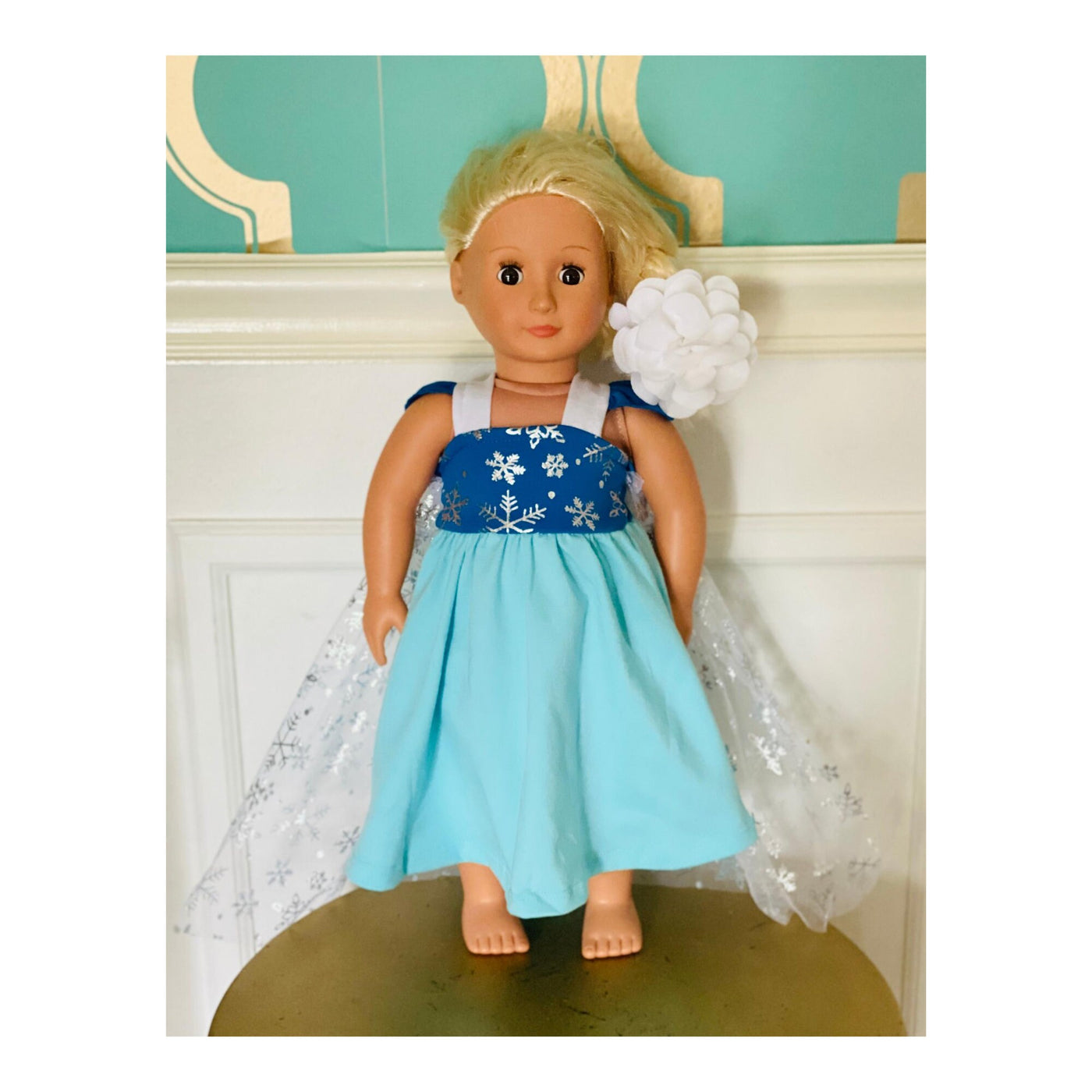 Ice Queen Doll Dress