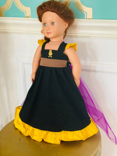 Ice queen sister doll dress