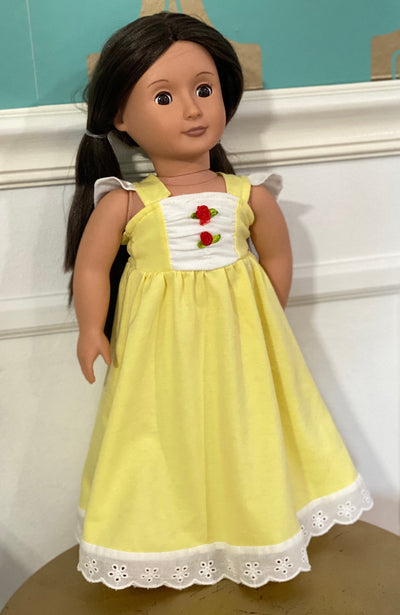 The beauty princess doll dress